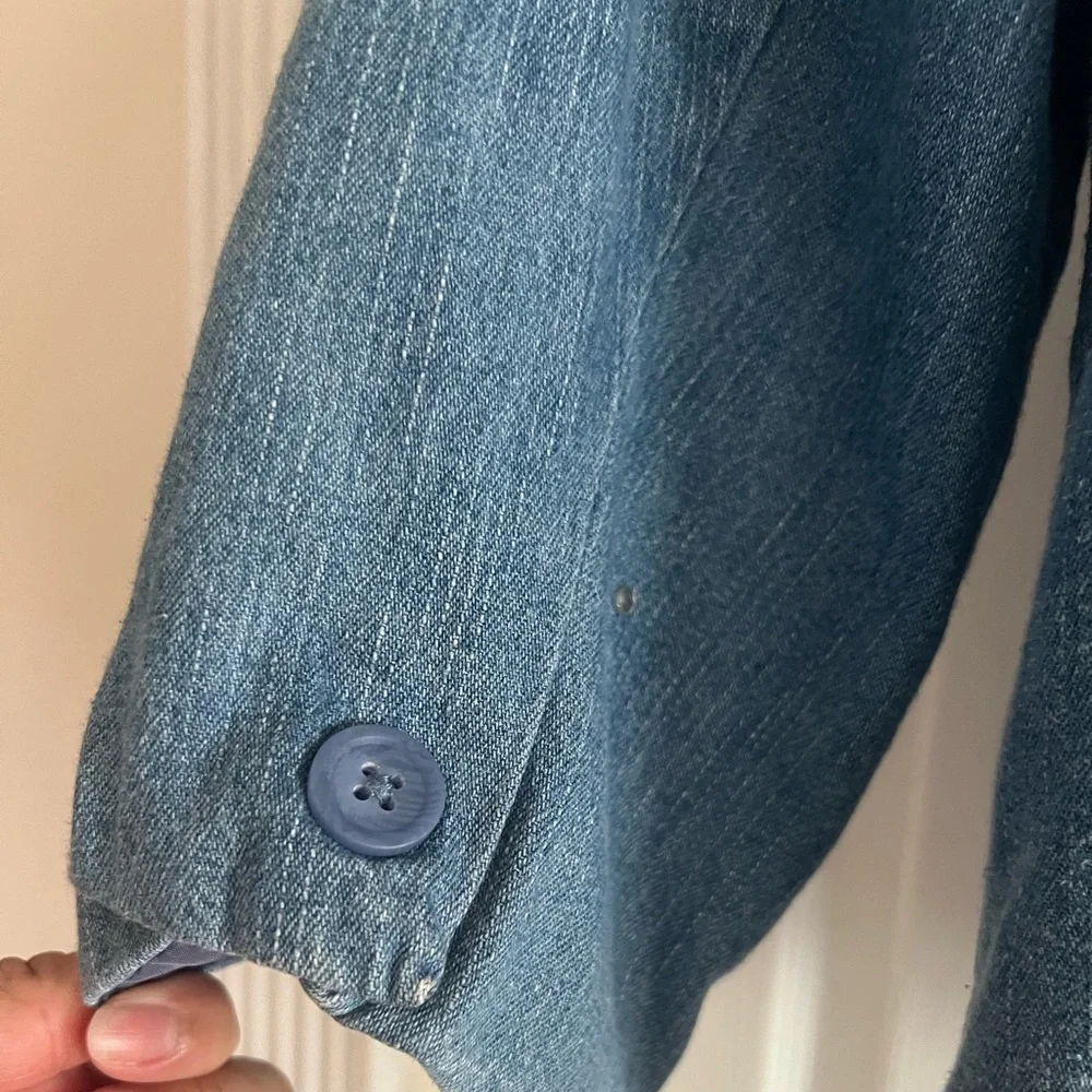 The Quacker Factory Denim Rhinestone Jacket - Picture 9 of 15
